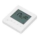 Digital Thermostat 4500W High Power Electric Floor Heating Temperature Control Thermostat for Office Mall AC 90V to 240V White