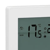 Digital Thermostat 4500W High Power Electric Floor Heating Temperature Control Thermostat for Office Mall AC 90V to 240V White