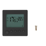 Smart Thermostat 4500W Button Control Water Heating Thermostat for Home Office Market Hotel AC90V to 240V Black In Australia - Darrahopens