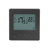 Smart Thermostat 4500W Button Control Water Heating Thermostat for Home Office Market Hotel AC90V to 240V Black In Australia - Darrahopens