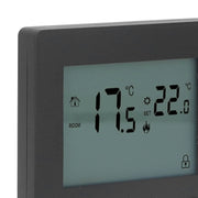 Smart Thermostat 4500W Button Control Water Heating Thermostat for Home Office Market Hotel AC90V to 240V Black