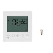 Smart Thermostat 4500W Button Control Water Heating Thermostat for Home Office Market Hotel AC90V to 240V White