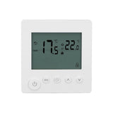 Smart Thermostat 4500W Button Control Water Heating Thermostat for Home Office Market Hotel AC90V to 240V White