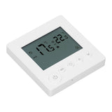 Smart Thermostat 4500W Button Control Water Heating Thermostat for Home Office Market Hotel AC90V to 240V White