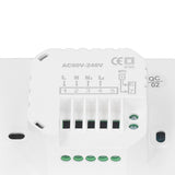 Smart Thermostat 4500W Button Control Water Heating Thermostat for Home Office Market Hotel AC90V to 240V White
