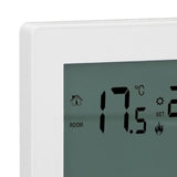 Smart Thermostat 4500W Button Control Water Heating Thermostat for Home Office Market Hotel AC90V to 240V White