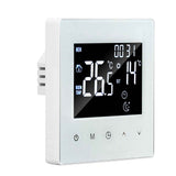 Digital Thermostat Screen Programmable Home Thermostat with 3 Meter Sensor Line for Electric Floor Heating Home Hotel Office AC90‑240V White Without WiFi In Australia - Darrahopens