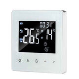 Digital Thermostat Screen Programmable Home Thermostat with 3 Meter Sensor Line for Electric Floor Heating Home Hotel Office AC90‑240V White Without WiFi In Australia - Darrahopens