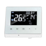 Digital Thermostat Screen Programmable Home Thermostat with 3 Meter Sensor Line for Electric Floor Heating Home Hotel Office AC90‑240V White Without WiFi In Australia - Darrahopens