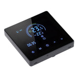 16A Digital Thermostat with LCD Display Programmable Thermostat Electric Heating Thermostat for Home Office Hotel AC 90V‑240V Black WiFi