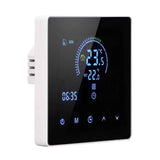 16A Digital Thermostat with LCD Display Programmable Thermostat Electric Heating Thermostat for Home Office Hotel AC 90V‑240V White Without WiFi In Australia - Darrahopens