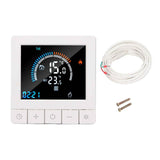 Programmable Smart Thermostat Electric Heating Smart Thermostat Digital LCD Display Temperature Controller for Home Hotels AC 90V‑240V 16A WiFi Style In Australia - Darrahopens