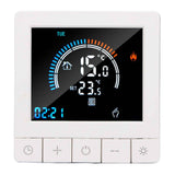 Programmable Smart Thermostat Electric Heating Smart Thermostat Digital LCD Display Temperature Controller for Home Hotels AC 90V‑240V 16A Regular Style In Australia - Darrahopens