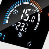 Programmable Smart Thermostat Electric Heating Smart Thermostat Digital LCD Display Temperature Controller for Home Hotels AC 90V‑240V 16A Regular Style