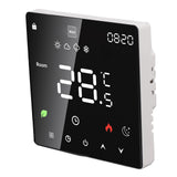 3A Digital Thermostat with LCD Display Smart Programmable Thermostat with Touchscreen Hydronic Boiler Thermostat AC 90V‑240V Without WiFi