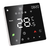 16A Smart Thermostat LCD Color Touchscreen PC Programmable Electric Heating Thermostat for Home Hotel Office AC 90 to 240V WiFi