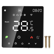 16A Smart Thermostat LCD Color Touchscreen PC Programmable Electric Heating Thermostat for Home Hotel Office AC 90 to 240V Without WiFi In Australia - Darrahopens