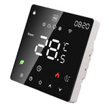 16A Smart Thermostat LCD Color Touchscreen PC Programmable Electric Heating Thermostat for Home Hotel Office AC 90 to 240V Without WiFi In Australia - Darrahopens
