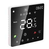16A Smart Thermostat LCD Color Touchscreen PC Programmable Electric Heating Thermostat for Home Hotel Office AC 90 to 240V Without WiFi In Australia - Darrahopens