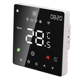 16A Smart Thermostat LCD Color Touchscreen PC Programmable Electric Heating Thermostat for Home Hotel Office AC 90 to 240V Without WiFi In Australia - Darrahopens