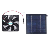 Solar Panel Fan Kit 20W IP65 Waterproof for Outside Small Chicken Coops Greenhouses Sheds Pet Houses Window Exhaust In Australia - Darrahopens