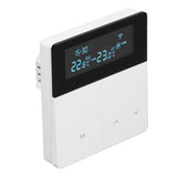 16A Smart Color Thermostat Programmable Smart Electric Heating Thermostat for Home Offices Shopping Malls Hotels AC 90V‑240V White WiFi Style In Australia - Darrahopens