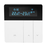 16A Smart Color Thermostat Programmable Smart Electric Heating Thermostat for Home Offices Shopping Malls Hotels AC 90V‑240V White WiFi Style In Australia - Darrahopens