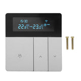16A Smart Color Thermostat Programmable Smart Electric Heating Thermostat for Home Offices Shopping Malls Hotels AC 90V‑240V Gray WiFi Style In Australia - Darrahopens