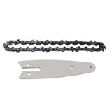 Mini Chain Guide Bar Combo Manganese Steel Faster Speed High Hardness Smooth Cutting Chainsaw Chain Guide Bar Replacement 4inch with 1/4 28 Links Chain In Australia - Darrahopens