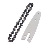 Mini Chain Guide Bar Combo Manganese Steel Faster Speed High Hardness Smooth Cutting Chainsaw Chain Guide Bar Replacement 4inch with 1/4 28 Links Chain In Australia - Darrahopens