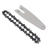 Mini Chain Guide Bar Combo Manganese Steel Faster Speed High Hardness Smooth Cutting Chainsaw Chain Guide Bar Replacement 4inch with 1/4 28 Links Chain In Australia - Darrahopens