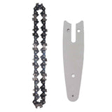 Mini Chain Guide Bar Combo Manganese Steel Faster Speed High Hardness Smooth Cutting Chainsaw Chain Guide Bar Replacement 4inch with 1/4 28 Links Chain In Australia - Darrahopens