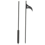Fire Pit Poker Steel 40 Inch Long Removable Outdoor Fire Poker for Fireplace Campfire Wood Stove and Indoor Use In Australia - Darrahopens