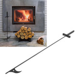 40in Fire Poker Fireplace Poker Rustproof Solid Steel Fire Pit Poker for Fireplace Camping Wood Stove Indoor Outdoor