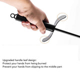 40in Fire Poker Fireplace Poker Rustproof Solid Steel Fire Pit Poker for Fireplace Camping Wood Stove Indoor Outdoor
