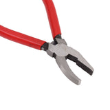 Glass Cutter Tool Kit Breaker Pliers Curve Jaw Glass Running Pliers Kit Glass Cutter Pen 2pcs Blades with Oil Dropper Screwdrive