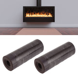 2Pcs Magnetic Fireplace Draft Stopper Windproof Prevent Heat Loss Improve Efficiency Fireplace Cover 91.44 X 10.16cm / 36 X 4in