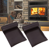 2Pcs Magnetic Fireplace Draft Stopper Windproof Prevent Heat Loss Improve Efficiency Fireplace Cover 101.6 X 10.16cm / 40 X 4in