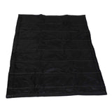 Fireplace Blanket Black Oxford Fabric 2 Layers Cotton Hook and Loop Fireplace Draft Stopper for Home Indoor Winter 39x32in In Australia - Darrahopens