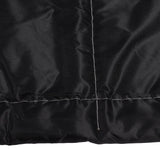 Fireplace Blanket Black Oxford Fabric 2 Layers Cotton Hook and Loop Fireplace Draft Stopper for Home Indoor Winter 39x32in