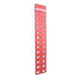 Bolt and Nut Identifier Gauge 10B21 Carbon Steel High Accuracy Nut and Bolt Thread Checker for Detecting Fixed Bolts Red 55x11cm