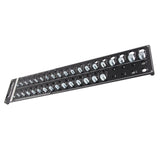 Bolt and Nut Identifier Gauge 10B21 Carbon Steel High Accuracy Nut and Bolt Thread Checker for Detecting Fixed Bolts Black 51x10cm