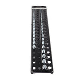 Bolt and Nut Identifier Gauge 10B21 Carbon Steel High Accuracy Nut and Bolt Thread Checker for Detecting Fixed Bolts Black 51x10cm