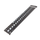 Bolt and Nut Identifier Gauge 10B21 Carbon Steel High Accuracy Nut and Bolt Thread Checker for Detecting Fixed Bolts Black 51x10cm