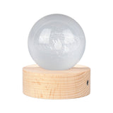 6cm 3D Crystal Ball Luminous Clear Sculpture Round Astronomy Ball Miniature Sculpture Ball Night Light Solar System Crystal Ball In Australia - Darrahopens