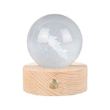6cm 3D Crystal Ball Luminous Clear Sculpture Round Astronomy Ball Miniature Sculpture Ball Night Light Solar System Crystal Ball In Australia - Darrahopens