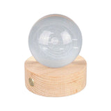 6cm 3D Crystal Ball Luminous Clear Sculpture Round Astronomy Ball Miniature Sculpture Ball Night Light Solar System Crystal Ball In Australia - Darrahopens