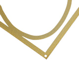 Single Line Art Wall Decor Iron Minimalist Female Line Drawing Home Hanging Wall Decor for Bedroom Kitchen Bathroom Living Room Gold 3PCS