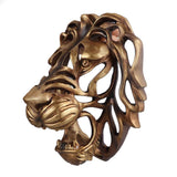 Lion Head Art Wall Decor Resin Vivid Lion Head Wall Mounted Art Sculpture for Living Room In Australia - Darrahopens