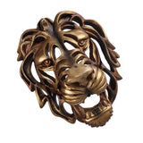 Lion Head Art Wall Decor Resin Vivid Lion Head Wall Mounted Art Sculpture for Living Room In Australia - Darrahopens